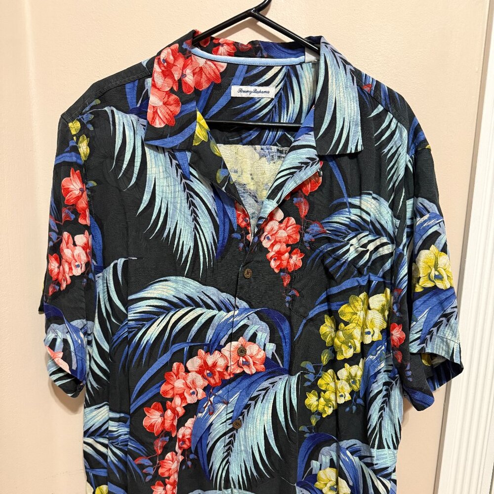 Tommy Bahama Shirt XL Tropical Print